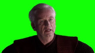 Palpatine "I am the Senate" Star Wars green screen