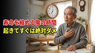 【衝撃】良かれと思った朝の習慣が命を縮める？医師が警告する魔の時間帯の罠
