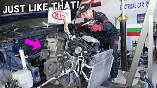 KIA OPTIMA ENGINE REPLACEMENT, TRANSMISSION REPLACEMENT