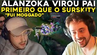 SURSKITY PERDENDO CORRIDA PRO O ALANZOKA PAI, LUCAS INUTILISMO GÊNIO - RENECRODILO LEAGUE OF LEGENDS