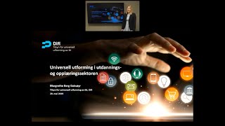 Webinar: Universell utforming i utdanningssektoren