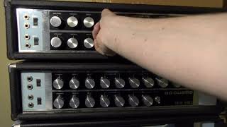 Video thumbnail for Repair Evaluation ACC Acoustic Control Corperation 261 260 "The Doors" Amp by OneDamNote