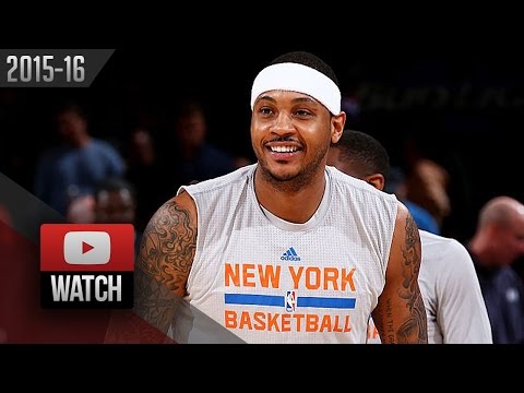 Carmelo Anthony Full Highlights vs Suns (2016.01.29) - 19 Pts, 10 Reb, 8 Ast