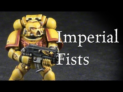 How to paint Imperial Fists Space Marines