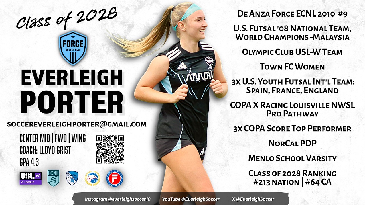 Everleigh Porter soccer highlight reel thumbnail