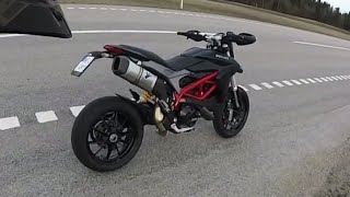 Ducati Hypermotard 821 Termignoni - 0-200 km/h.
