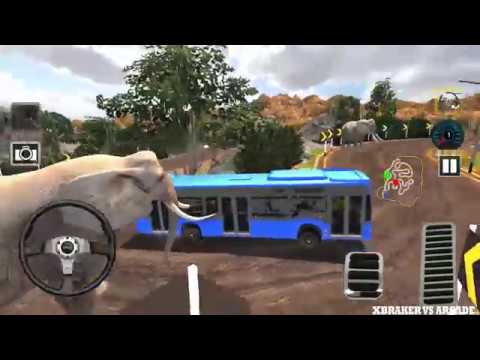 US Offroad Bus Driving Simulator 2018 | Blue Bus Driving Mountain Road - Android GamePlay FHD