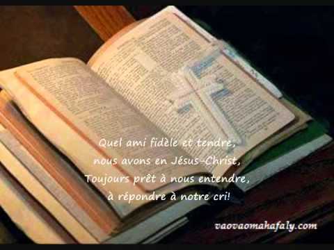FFPM : 617 - Aza manadino ahy - Quel ami fidèle et tendre - What a friend we have in Jesus