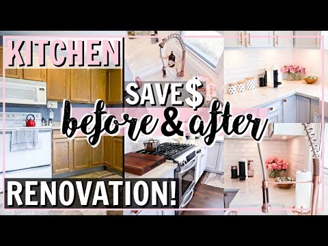 DIY FAKE MARBLE COUNTERTOP! KITCHEN RENOVATION IDEAS | Alexandra Beuter Video