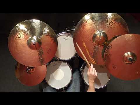 Turkish Cymbals Raw Brilliant 15" Hats, 17" & 19" Crashes, 22" Ride