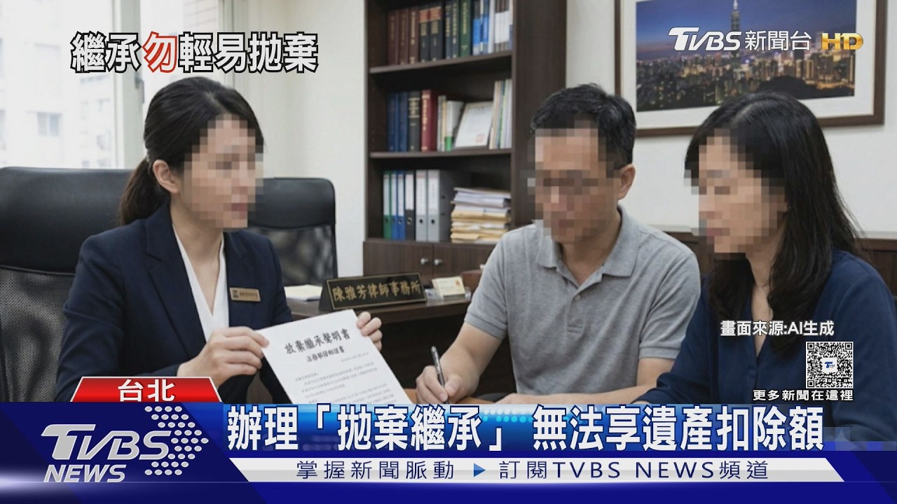 拋棄繼承不是把遺產留給孩子!律師警告:「這些權利」可能一併消失