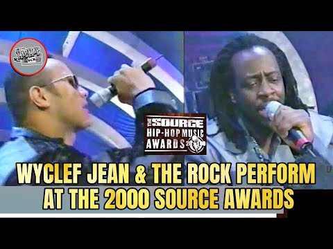 Wyclef Jean & The Rock perform at the 2000 Source Awards