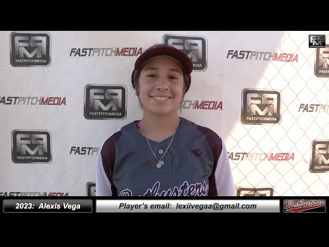 2023 Alexis Vega 4.0 GPA - Athletic Outfielder Softball Skills Video - Batbusters Gomes /Clark