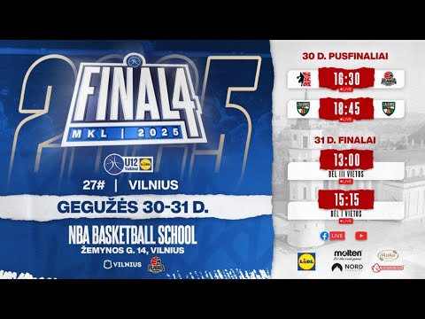 U12 berniukų čempionato pusfinalis: Sostinės KM I-„Vilniaus duona“ – Vilniaus KM I