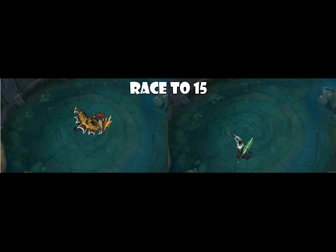 RACE TO 15: RENEKTON VS EKKO! LEAGUE OF LEGENDS GAMEPLAY(Renekton top + Ekko mid)