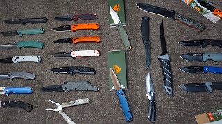 HUGE Ozark Trail Knife Collection! 27 Knives!
