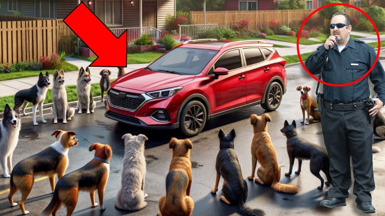 Cachorros ladraban sin parar hacia un coche. AL ABRIR EL MALETERO LOS POLICÍAS EMPEZARON A LLORAR