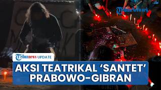 Mahasiswa Gelar Aksi Teatrikal 'Santet' Prabowo-Gibran saat Malam Jumat Kliwon, Bentuk Kekecewaan