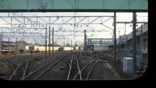 preview picture of video 'JR信越本線・前面展望 三才駅から北長野駅(長野市) Train front view(Nagano City)'