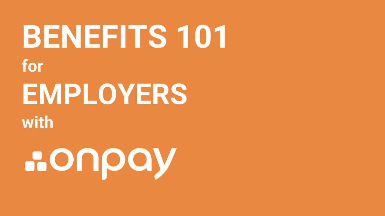 Introduction to employee benefits [Webinar: how to get started with employee benefits]