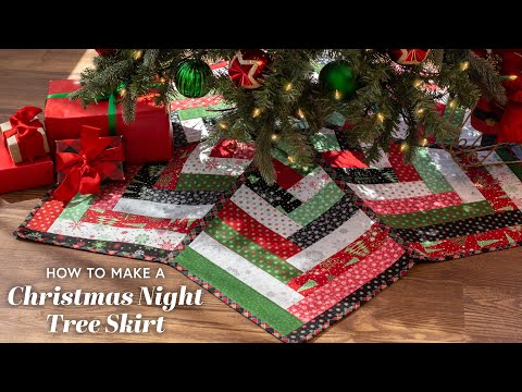 How to Make the Christmas Night Tree Skirt | a Shabby...