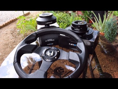 How to install an Aftermarket Steering Wheel in a Honda!