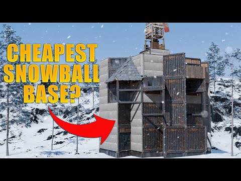 THE CHEAPEST SNOWBALL - Budget Base That Survives Raids - Rust 2025