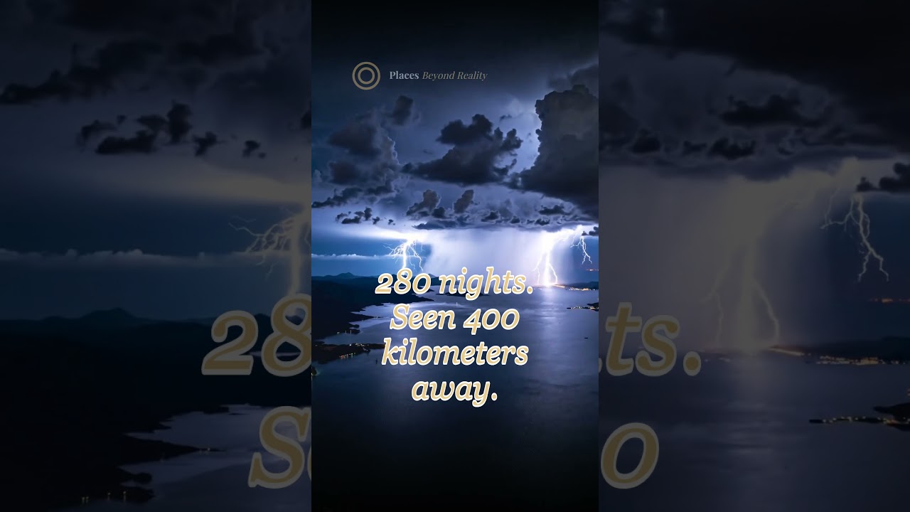 The Sky Never Stops Burning — Catatumbo Lightning #Shorts