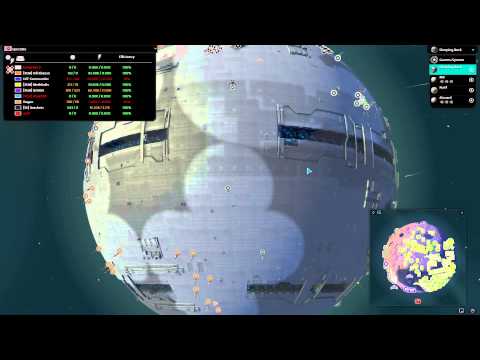 Planetary Annihilation Gamma : 9 Player FFA Cast - Multiple Planet Spawns! New Build!