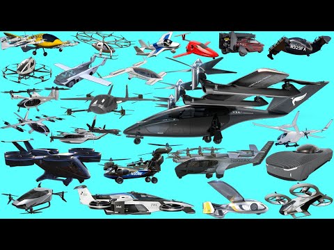 FLYING CARS Name Collection | XPENG, Aska, Electric flying taxi, eVTOL Aircraft - Vehicle