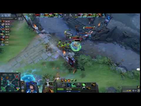 Sccc takes First Blood on Super!  Newbee.Sccc playing Sniper LGD.Forever Young vs Newbee at The Inte