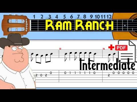 Jeg spiser morgenmad terning spin Ram Ranch (Flying Through The Sky) Guitar Tab