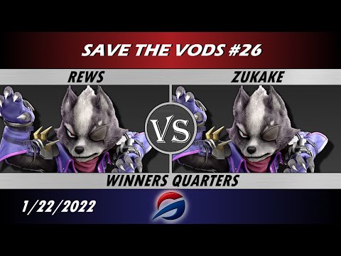 STV #26 - Rews (Wolf) vs Zukake (Wolf) Winners Quarters - Smash Ultimate