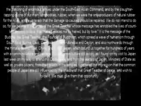 経営学科 ジャヤワルダナ大統領の演説　The Japanese peace treaty J.R. Jayewardene 1951 Sep. 01