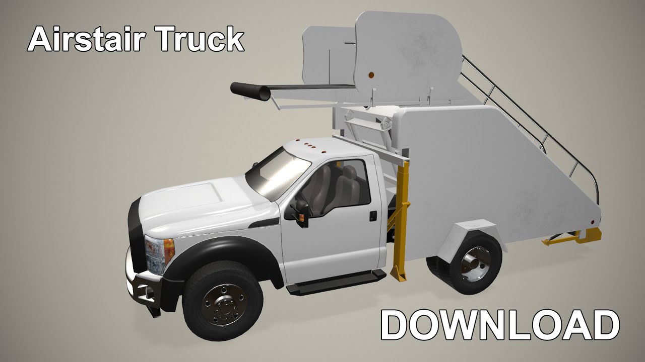 계단식 트럭 --364-- 3D 모델