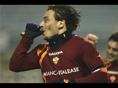 24a giornata Serie A 2005-06 Roma-Cagliari 4-3 Primo tempo (qualità bassa)