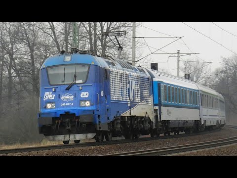 Vlaky Studénka - v oblouku - 14.1.2018