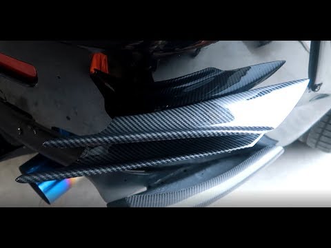Carbon fiber canards install!