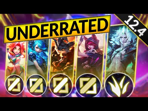 10 SECRETLY OP Champions of ALL ROLES in PATCH 12.4 - LoL Tier List Guide