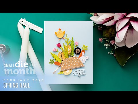 Spellbinders February 2026 Small Die of the Month – Spring Haul