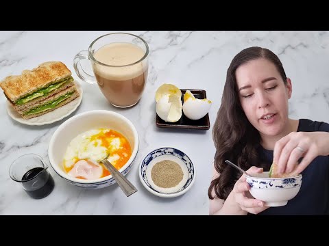 How To Make Malaysian Half Boiled Eggs Recipe [Malaysian Breakfast Recipe]