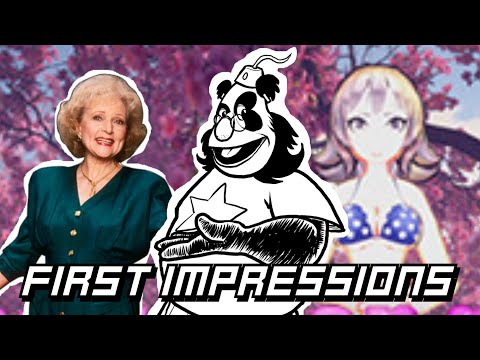 FIRST IMPRESSIONS - The Golden Girl Pulls And Licks The Dog