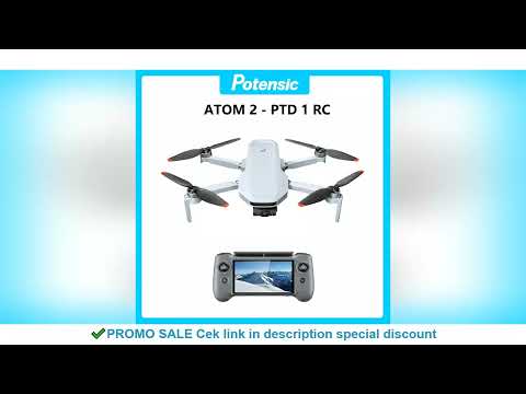 Potensic Original ATOM 2 Drone with PTD 1 Remote Control for Adults 4K Video, 8K Photo, 10KM, Vertic