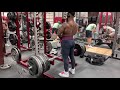 Bodybuilder rack pulls 725 LBS