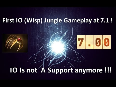 IO (Wisp) 7.1 Jungle Carry - IO IS NOT A SUPPORT ANYMORE ? [ Ranked Dota 2 Gameplay ]