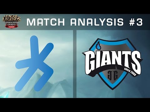 League of Legends Analysis - H2k Gaming vs. Giants - Game 3 - EU LCS Expansion Tournament