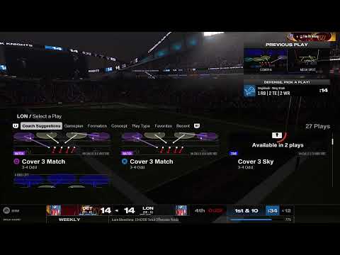 Black Knights (U) vs. Lions NFC Wildcard