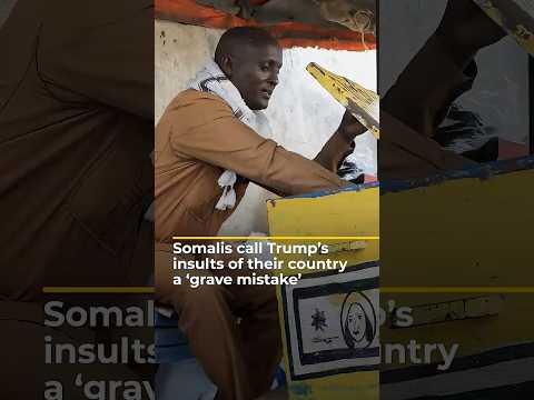 Somalis call Trump’s comments insulting their country a ‘grave mistake’ | AJ #shorts