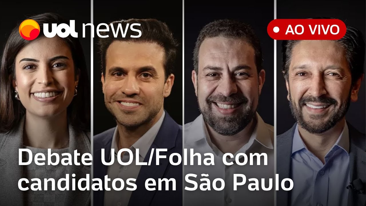 Debate UOL/Folha ao vivo com candidatos à Prefeitura de São Paulo: assista completo | UOL News
