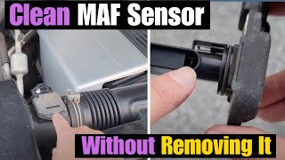 5 Ways of Cleaning Mass Air Flow Sensor Without Removing it (How to Clean MAF)